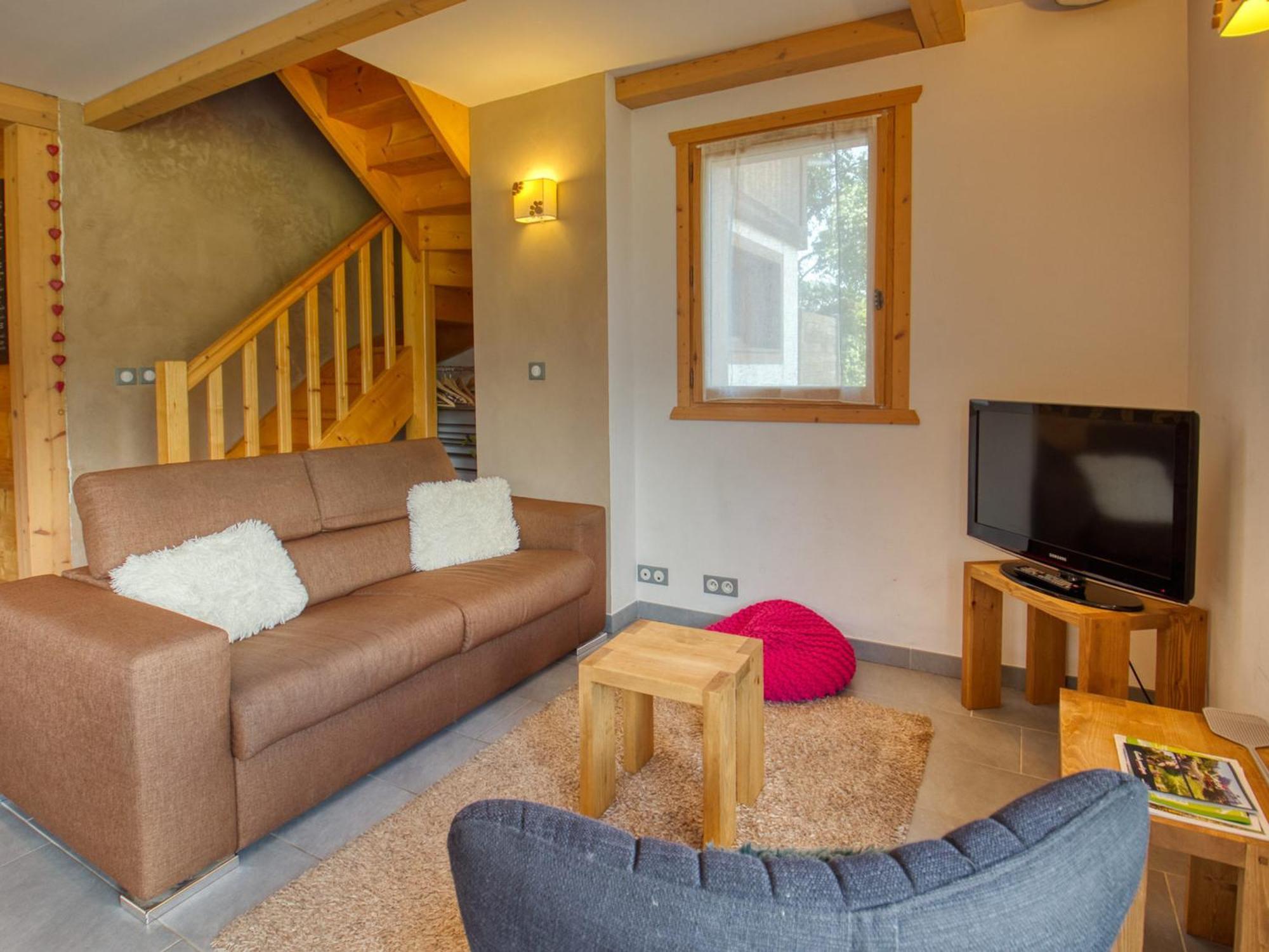 Duplex 2 Chambres Avec Grande Terrasse, Animaux Acceptes, A Samoens - Fr-1-642-77 Exterior photo